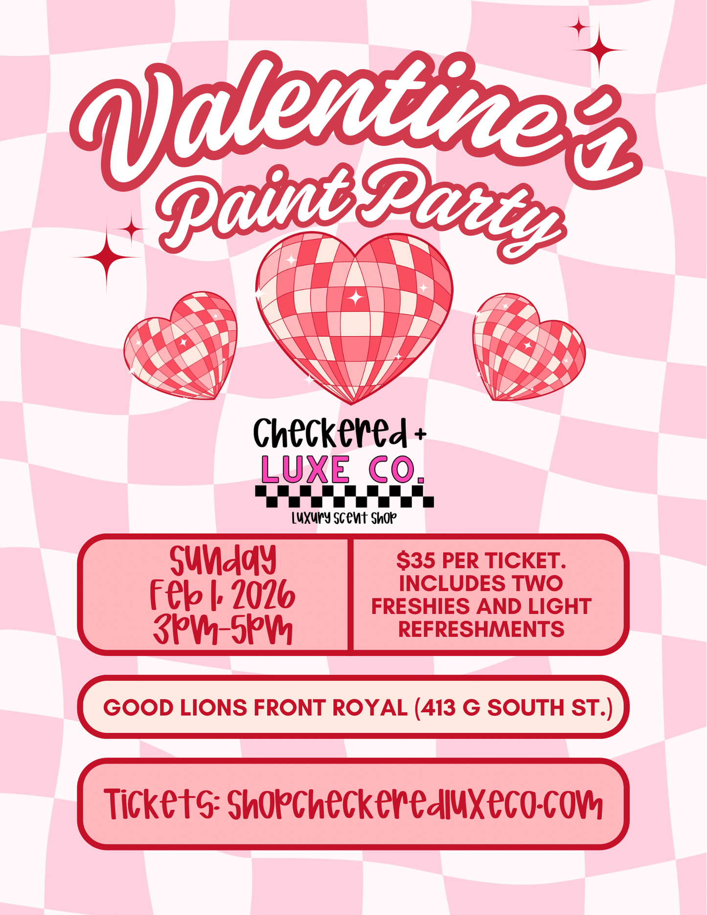 Freshie Paint Party- Good Lions Club (Front Royal)